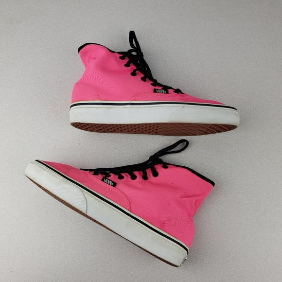 Vans Shoes - Vans Hot Pink High Top Mens 5 Womens 7